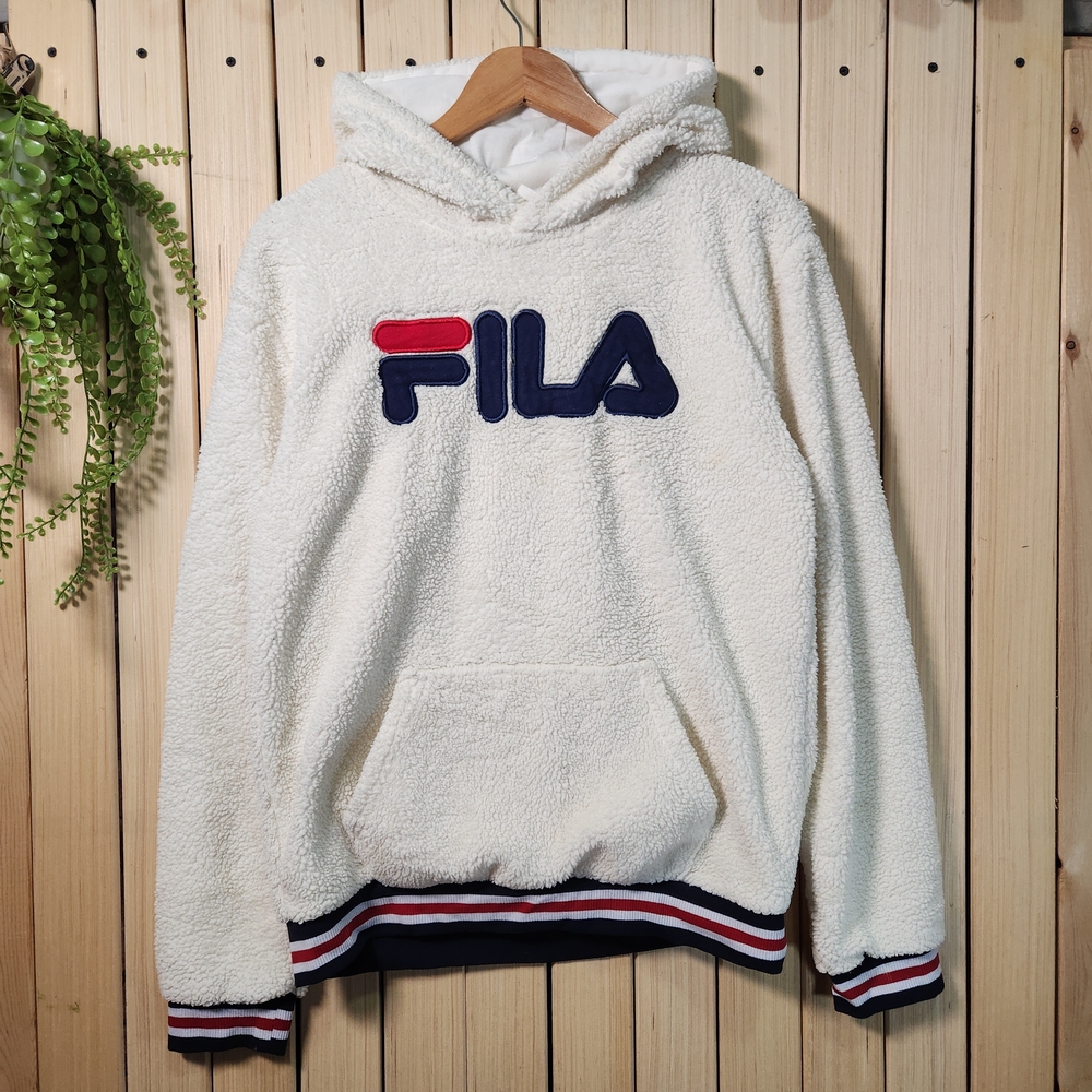Fila Fleece Hoodie Sweater, Cute fleece